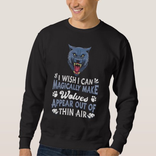 Wolf Wildlife Magic Animal Magical Pack of Wolve Sweatshirt (Vorderseite)