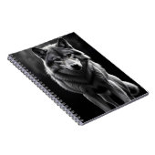 Wolf Wildlife Majestic Nature Life Kunst Notizblock (Rechte Seite)