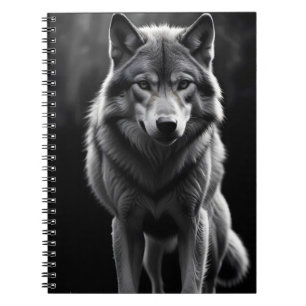 Wolf Wildlife Majestic Nature Life Kunst Notizblock