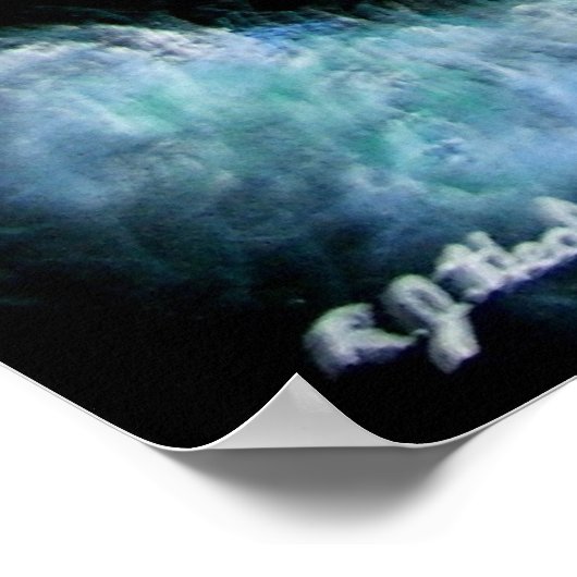 Wolf Wildlife Print Poster (Ecke)