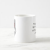 Wolf Wildlife Red Baseball Cap Name Kaffeetasse (Mittel)