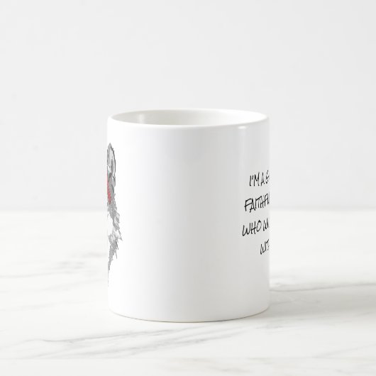 Wolf Wildlife Red Baseball Cap Name Kaffeetasse (Mittel)