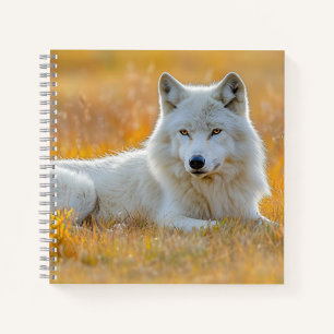 Wolf Wildtier Liebhaberporträt Notizblock
