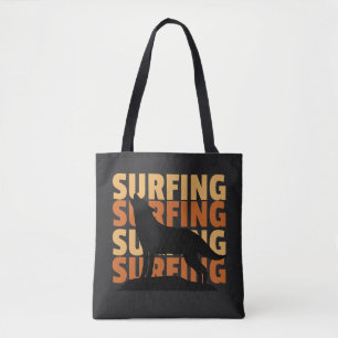 Wolf will surfen surfen surfen tasche