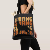 Wolf will surfen surfen surfen tasche (Von Nahem)
