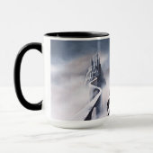 Wolf Winter Castle Fantasy Tasse (Links)