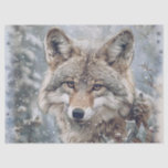 Wolf Winter Christmas Seidenpapier<br><div class="desc">Wolf Winter Christmas</div>