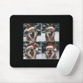 Wolf Winter Fotografie Wolf Conservation Christma Mousepad (Mit Mouse)