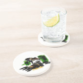 Wolf winter fun getränkeuntersetzer (Seite)