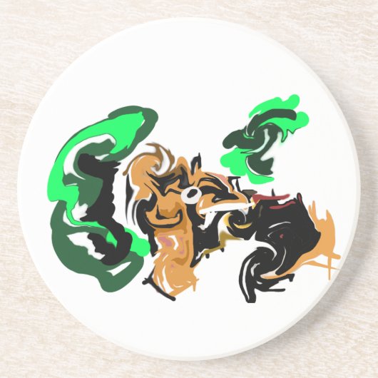 Wolf  winter  joy getränkeuntersetzer (Vorne)