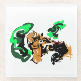 Wolf  winter  joy glasuntersetzer