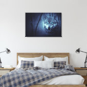 Wolf-Winter Leinwanddruck (Insitu (Schlafzimmer))