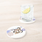 Wolf winter love getränkeuntersetzer (Seite)