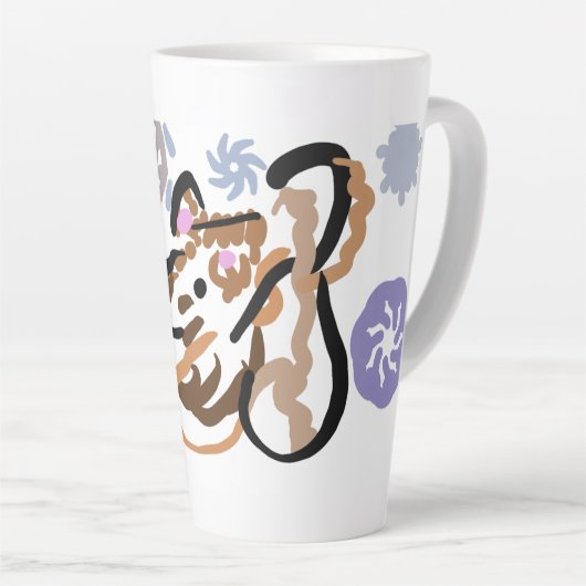Wolf winter love milchtasse (Rechte Ecke)