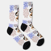 Wolf winter love socken (Rechts)