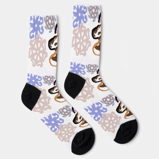 Wolf winter love socken (Rechts)