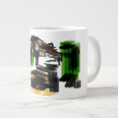 Wolf Winter Spaß Jumbo-Tasse (Vorderseite Rechts)