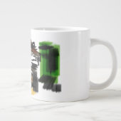 Wolf Winter Spaß Jumbo-Tasse (Rechts)