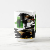 Wolf Winter Spaß Kaffeetasse (Mittel)
