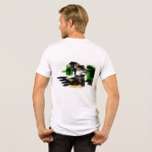 Wolf Winter Spaß Tri-Blend Shirt (Rückseite voll)