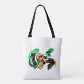 Wolf Winterfreude Tasche (Rückseite)