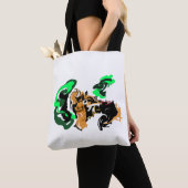 Wolf Winterfreude Tasche (Von Nahem)