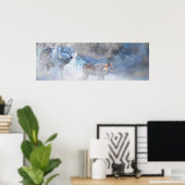 WOLF WINTERGEBIETE POSTER (Heimbüro)