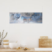 WOLF WINTERGEBIETE POSTER (Küche)