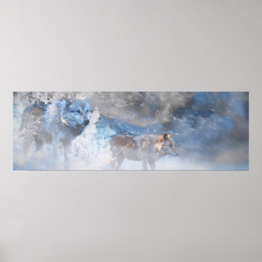 WOLF WINTERGEBIETE POSTER (Vorne)