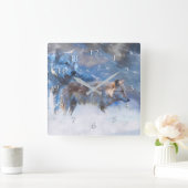 WOLF WINTERGEBIETE QUADRATISCHE WANDUHR (Zuhause)