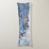 WOLF WINTERGEBIETE SEITENSCHLÄFERKISSEN (Vorderseite Vertikal)