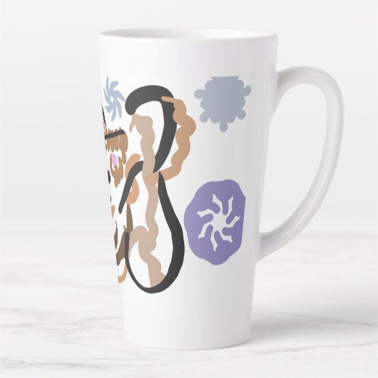 Wolf Winterliebe Milchtasse (Rechts)