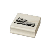 Wolf wird mit dem Lamm wohnen, Isaiah 11:16 Gummistempel (Stempel)