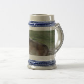 Wolf-Wolf Stien Bierglas (VorderseiteRechts)