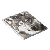 Wolf-Wolf-Tier-wilder Natur-Wald Notizblock (angewinkelt)
