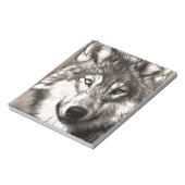 Wolf-Wolf-Tier-wilder Natur-Wald Notizblock (Rotiert)