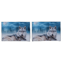 Wolf / Wolf Wolf Moon Mondlicht