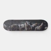 Wolf-Wolf-Wolf Skateboard (Horizontal)