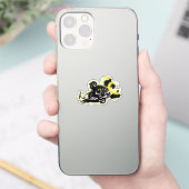 Wolf Wolkenmond Aufkleber (Telefon)