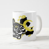 Wolf Wolkenmond Jumbo-Tasse (Vorderseite Rechts)