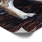 Wolf Wolves Beautiful Watercolor Poster (Ecke)