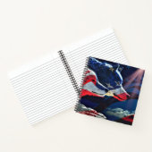Wolf Wolves Full Moon Notizblock (Innenseite)