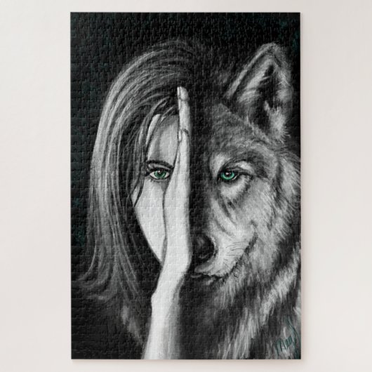 Wolf Woman - Emotion Acrylic Jigsaw Puzzle (Vertikal)