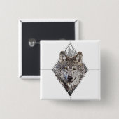 Wolf×woods Button (Vorne & Hinten)