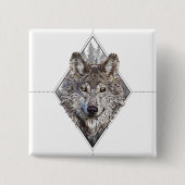Wolf×woods Button (Vorderseite)