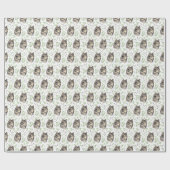 Wolf Wrapping Paper Geschenkpapier (Flach)