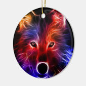 Wolf-Wunder Keramikornament (Links)