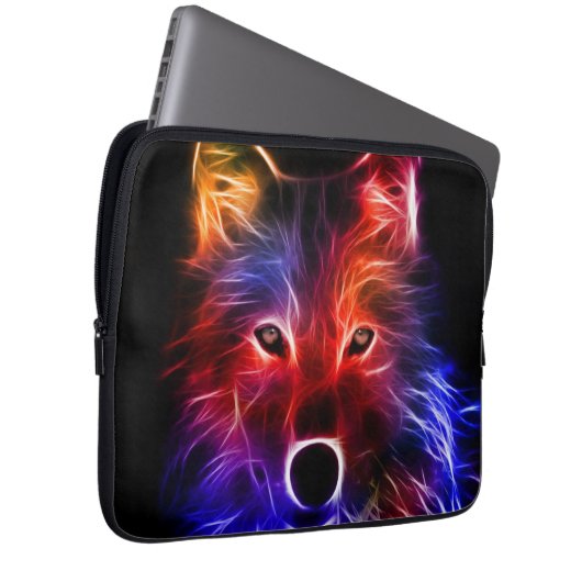 Wolf-Wunder Laptopschutzhülle (Vorne Rechts)