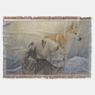 Wolf-Wurfs-Decke Decke