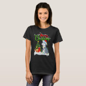 Wolf   Xmas Decorations Santa Wolf Christmas T-Shirt (Vorne ganz)